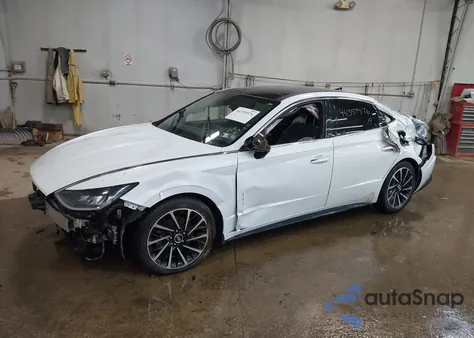 2020 Hyundai Sonata Sel Plus from USA, damaged, VIN 5NPEJ4J25LH051091